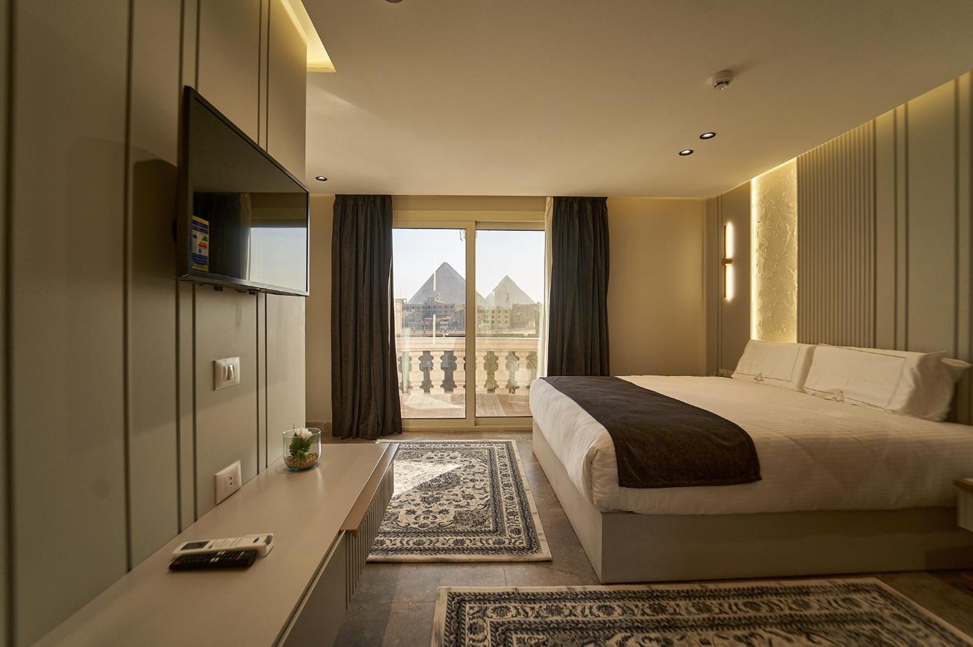 Pyramids Charm Hotel Al Kawm al Akhdar Zewnętrze zdjęcie