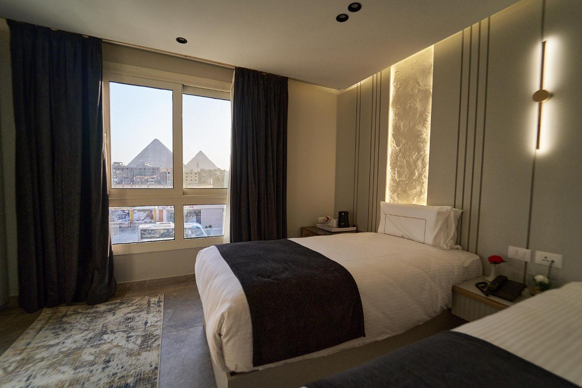 Pyramids Charm Hotel Al Kawm al Akhdar Zewnętrze zdjęcie