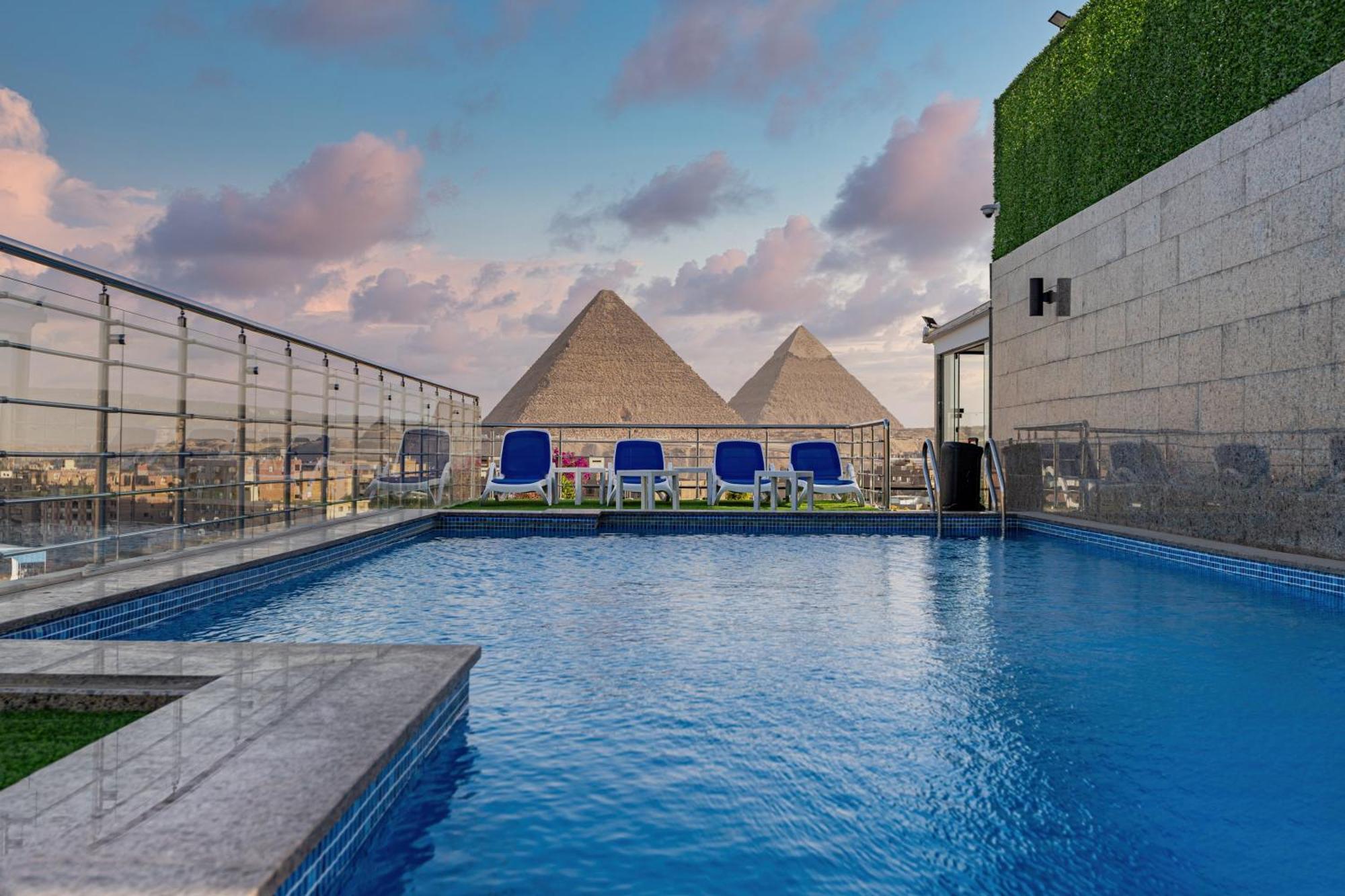 Pyramids Charm Hotel Al Kawm al Akhdar Zewnętrze zdjęcie